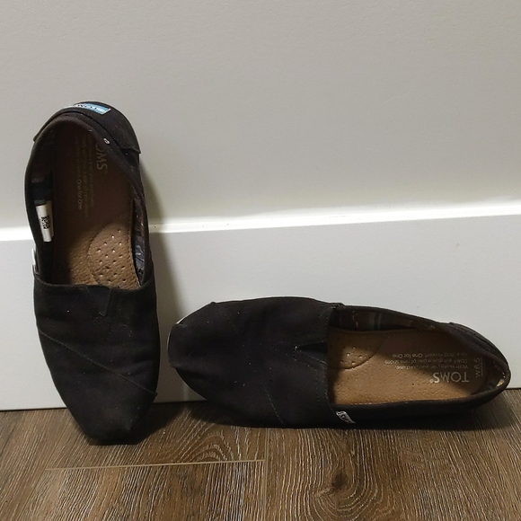 TOMS Women's Classic Brown Size 6.5W Flats - Picture 1 of 10
